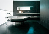 Agape Ufo vasca da bagno freestanding con poggiaschiena AVAS0906